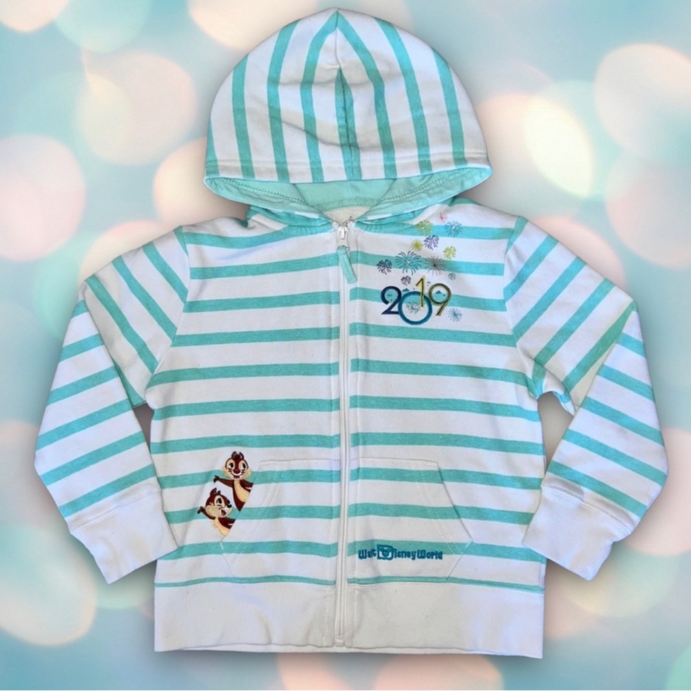 Authentic Disney World Youth Girl’s Zip Sweatshirt Hoodie Size XS